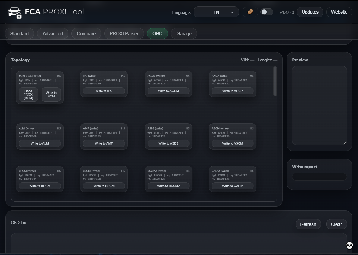 FCA PROXI Tool screenshot 6